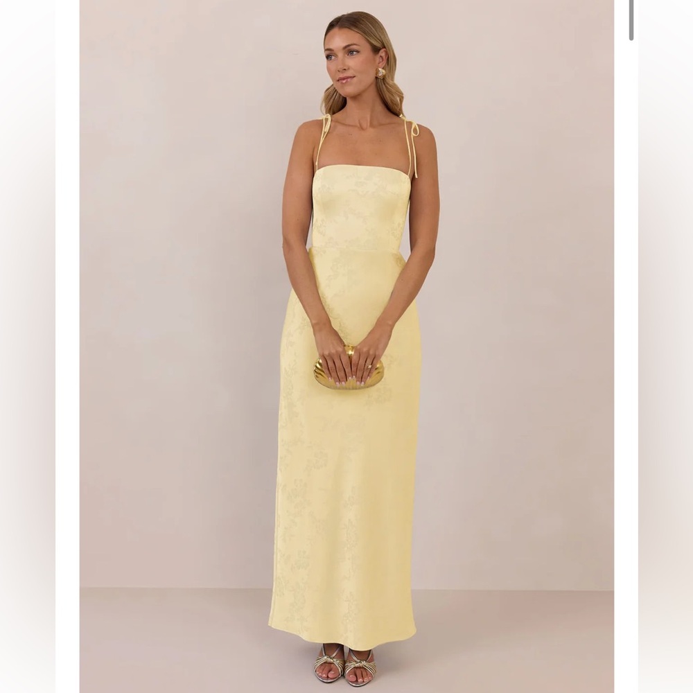 Park & Fifth Yellow Lenore Dress